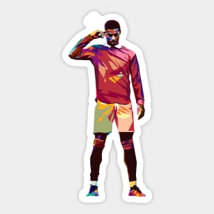 Marcus Rashford red Sticker